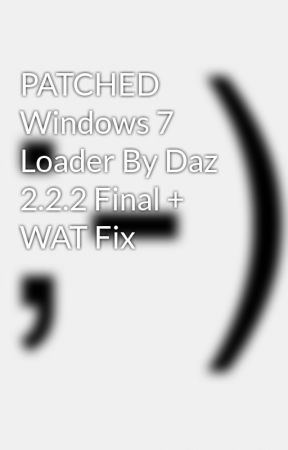 Windows 7 Wat Fix